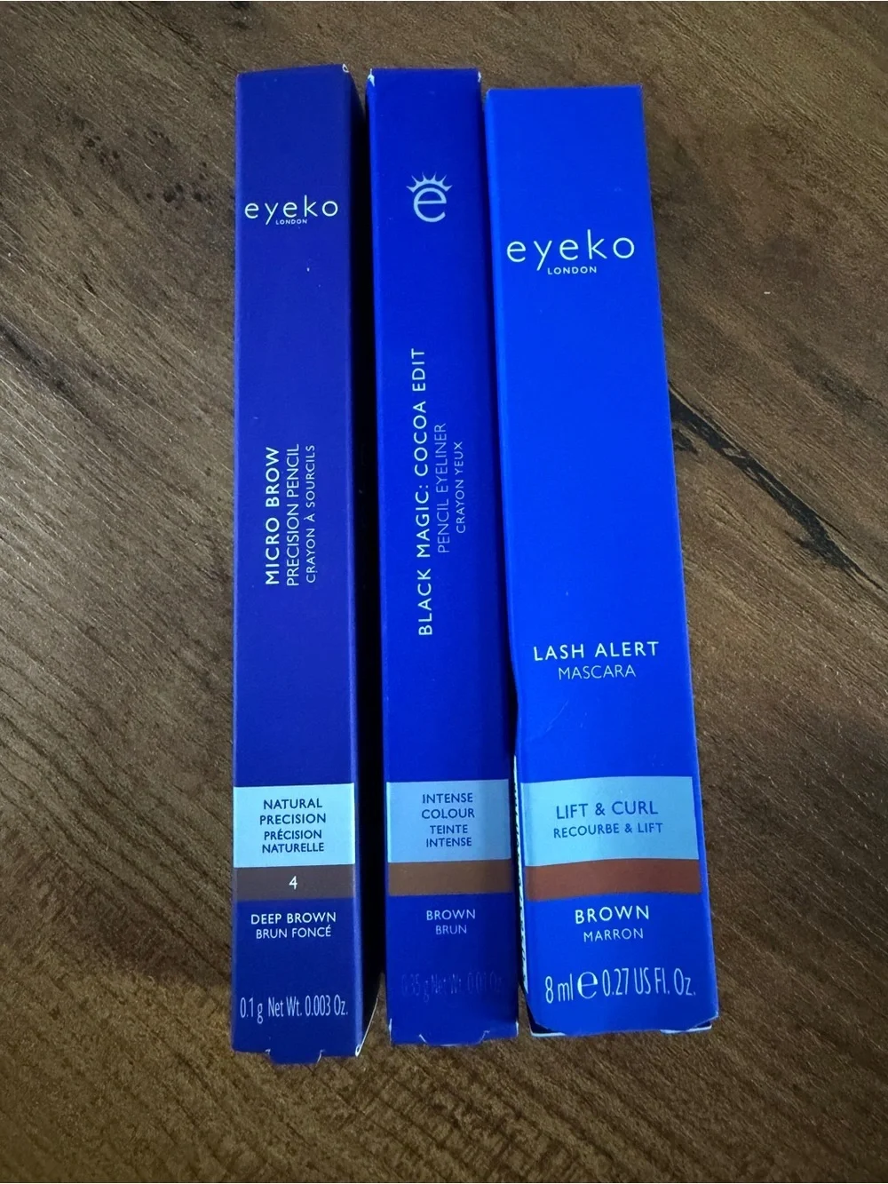 Eyeko set includes